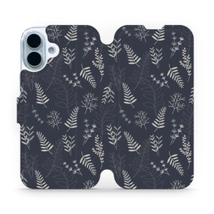 Flipové pouzdro Mobiwear - Apple iPhone 17 - VP15S Kapradiny