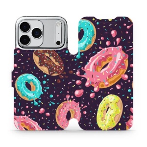 Flipové pouzdro Mobiwear - Apple iPhone 17 Pro Max - VP19S Donutky