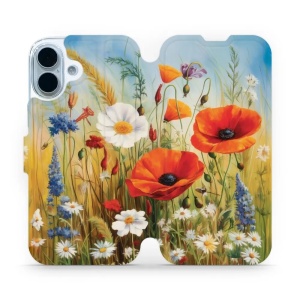 Flipové pouzdro Mobiwear - Apple iPhone 17 - VP43S Letní louka