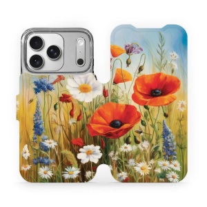 Flipové pouzdro Mobiwear - Apple iPhone 17 Pro - VP43S Letní louka