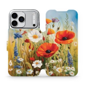 Flipové pouzdro Mobiwear - Apple iPhone 17 Pro Max - VP43S Letní louka