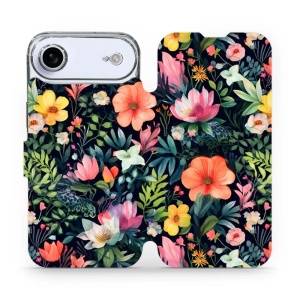 Flipové pouzdro Mobiwear - Apple iPhone Air - VP48S Pestré kvítky