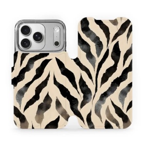 Flipové pouzdro Mobiwear - Apple iPhone 17 Pro - VA53S Zebří