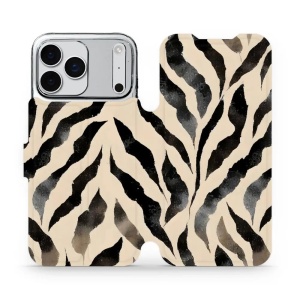 Flipové pouzdro Mobiwear - Apple iPhone 17 Pro Max - VA53S Zebří