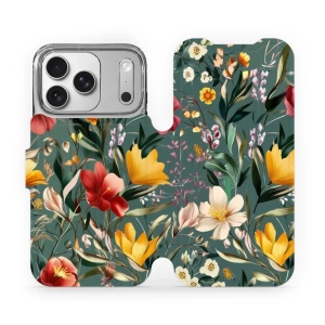 Flipové pouzdro Mobiwear - Apple iPhone 17 Pro - VP71S Na zelené louce