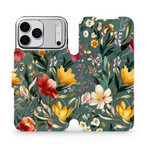 Flipové pouzdro Mobiwear - Apple iPhone 17 Pro Max - VP71S Na zelené louce