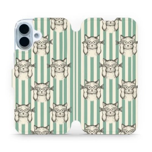 Flipové pouzdro Mobiwear - Apple iPhone 17 - VP90S Číča ryby