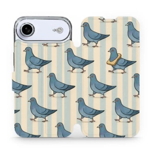 Flipové pouzdro Mobiwear - Apple iPhone Air - VP91S Holubi