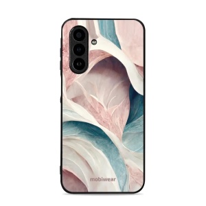 Lesklý kryt Mobiwear Glossy - Samsung Galaxy A17 / A17 5G - G026G - Růžový a zelenkavý mramor