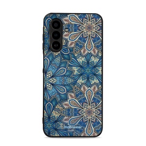 Lesklý kryt Mobiwear Glossy - Samsung Galaxy A17 / A17 5G - G038G - Modré mandala květy