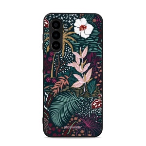 Lesklý kryt Mobiwear Glossy - Samsung Galaxy A17 / A17 5G - G043G - Temná flóra