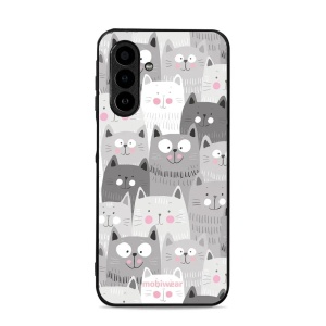 Lesklý kryt Mobiwear Glossy - Samsung Galaxy A17 / A17 5G - G045G - Kočičky