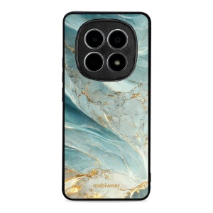 Lesklý kryt Mobiwear Glossy - Xiaomi Redmi Note 15 5G - G022G Zelenkavý a zlatavý mramor