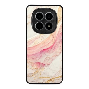 Lesklý kryt Mobiwear Glossy - Xiaomi Redmi Note 15 5G - G027G - Růžový a zlatavý mramor