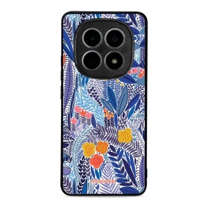Lesklý kryt Mobiwear Glossy - Xiaomi Redmi Note 15 5G - G037G - Modrá květena