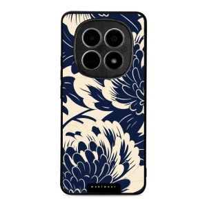 Lesklý kryt Mobiwear Glossy - Xiaomi Redmi Note 15 5G - GA40G Modré a béžové květy