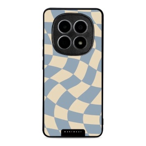 Lesklý kryt Mobiwear Glossy - Xiaomi Redmi Note 15 5G - GA59G Modrá a béžová šachovnice