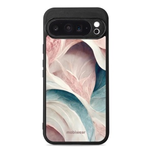 Lesklý kryt Mobiwear Glossy - Google Pixel 9 Pro XL - G026G - Růžový a zelenkavý mramor