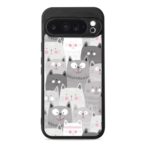 Lesklý kryt Mobiwear Glossy - Google Pixel 9 Pro XL - G045G - Kočičky