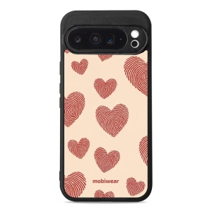 Lesklý kryt Mobiwear Glossy - Google Pixel 9 Pro XL - GP93G Otisk srdce
