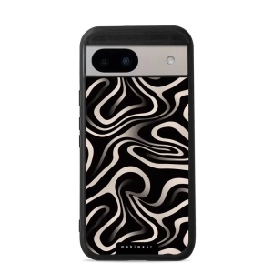 Lesklý kryt Mobiwear Glossy - Google Pixel 8A - GA63G Vlnky a linky