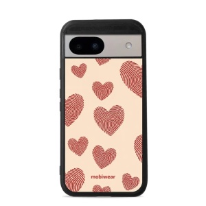 Lesklý kryt Mobiwear Glossy - Google Pixel 8A - GP93G Otisk srdce