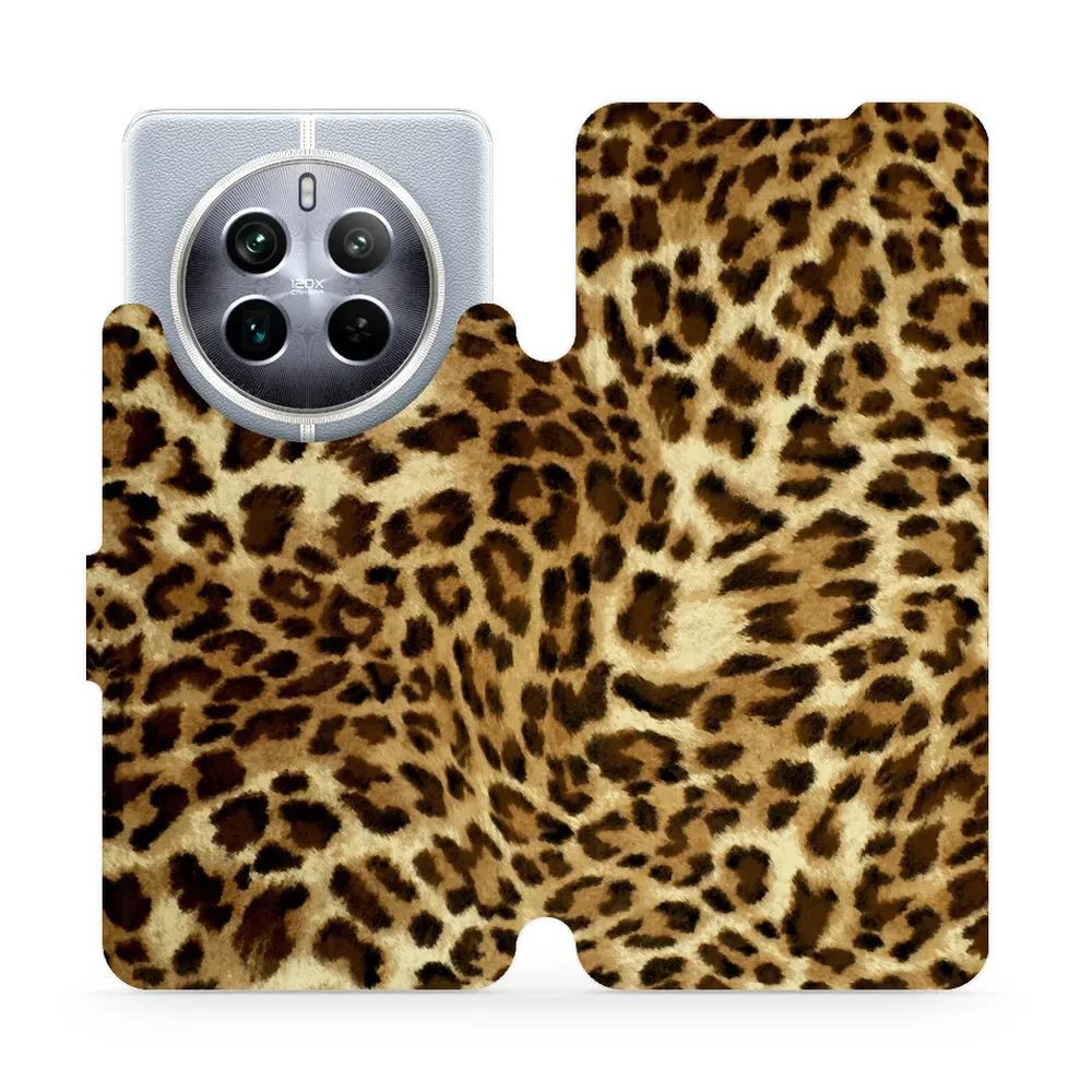Flipové pouzdro Mobiwear - Realme 12 5G - VA33P Leopardí vzor