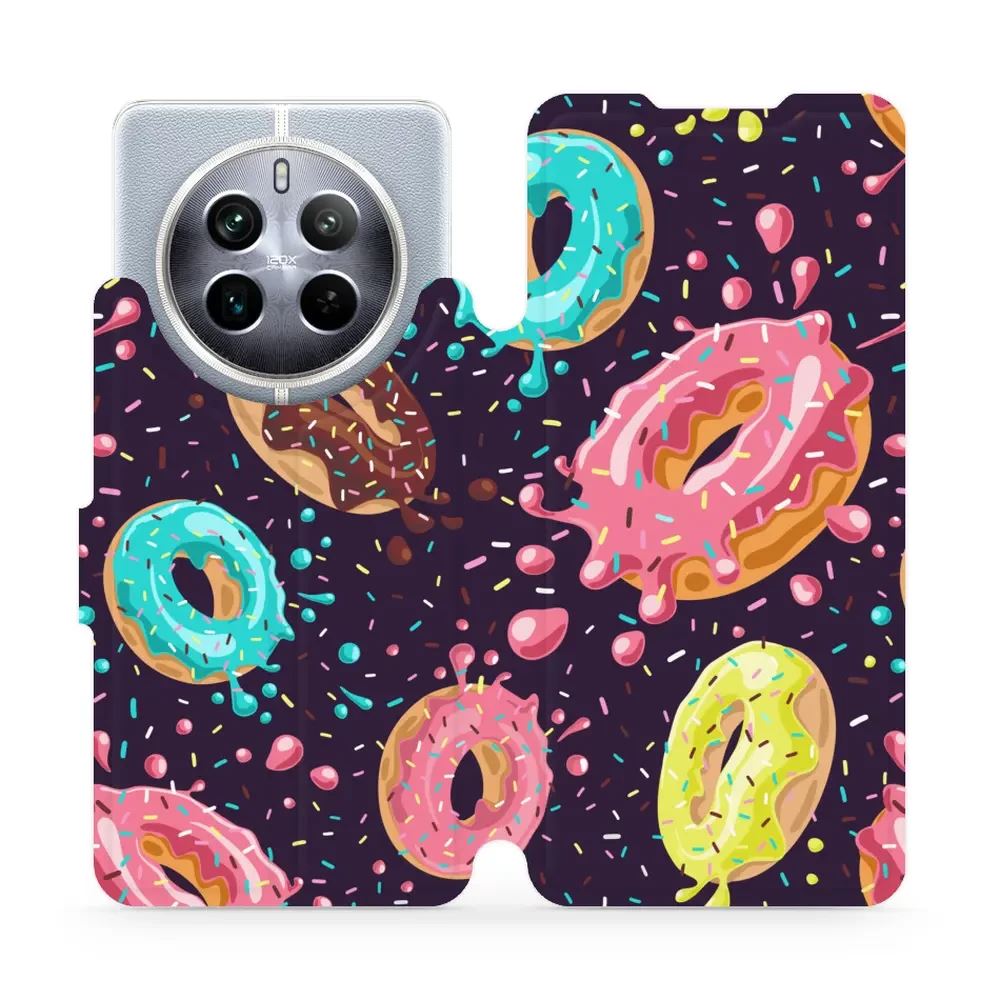 Flipové pouzdro Mobiwear - Realme 12 5G - VP19S Donutky