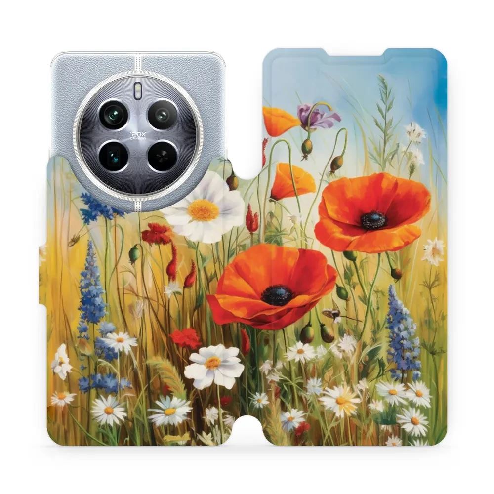 Flipové pouzdro Mobiwear - Realme 12 Pro 5G - VP43S Letní louka