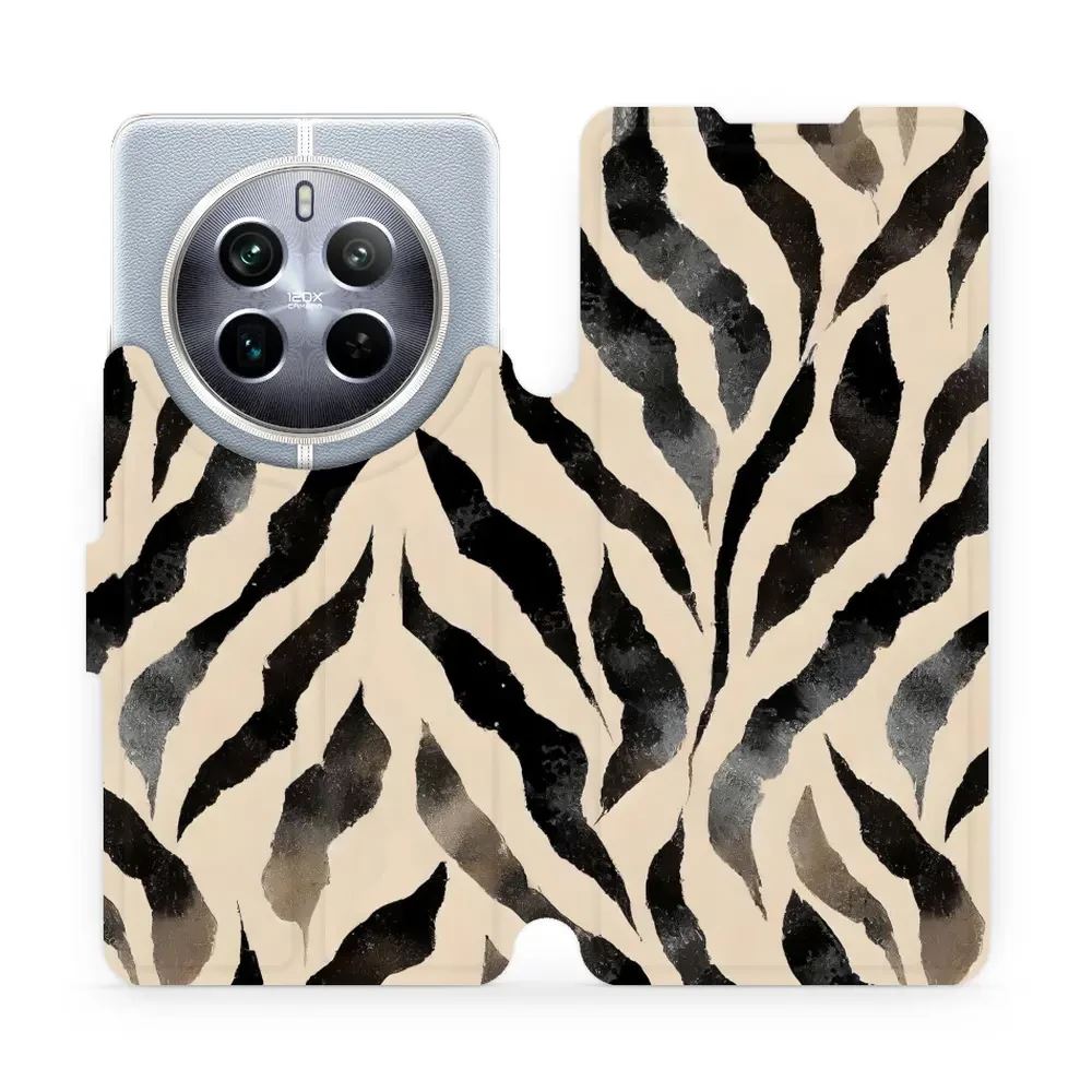 Flipové pouzdro Mobiwear - Realme 12 Pro 5G - VA53S Zebří