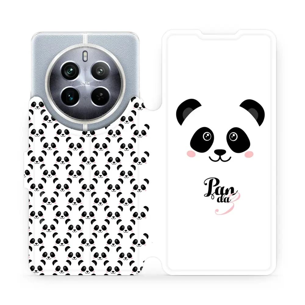 Flipové pouzdro Mobiwear - Realme 12 Pro Plus 5G - M030P Panda Amálka