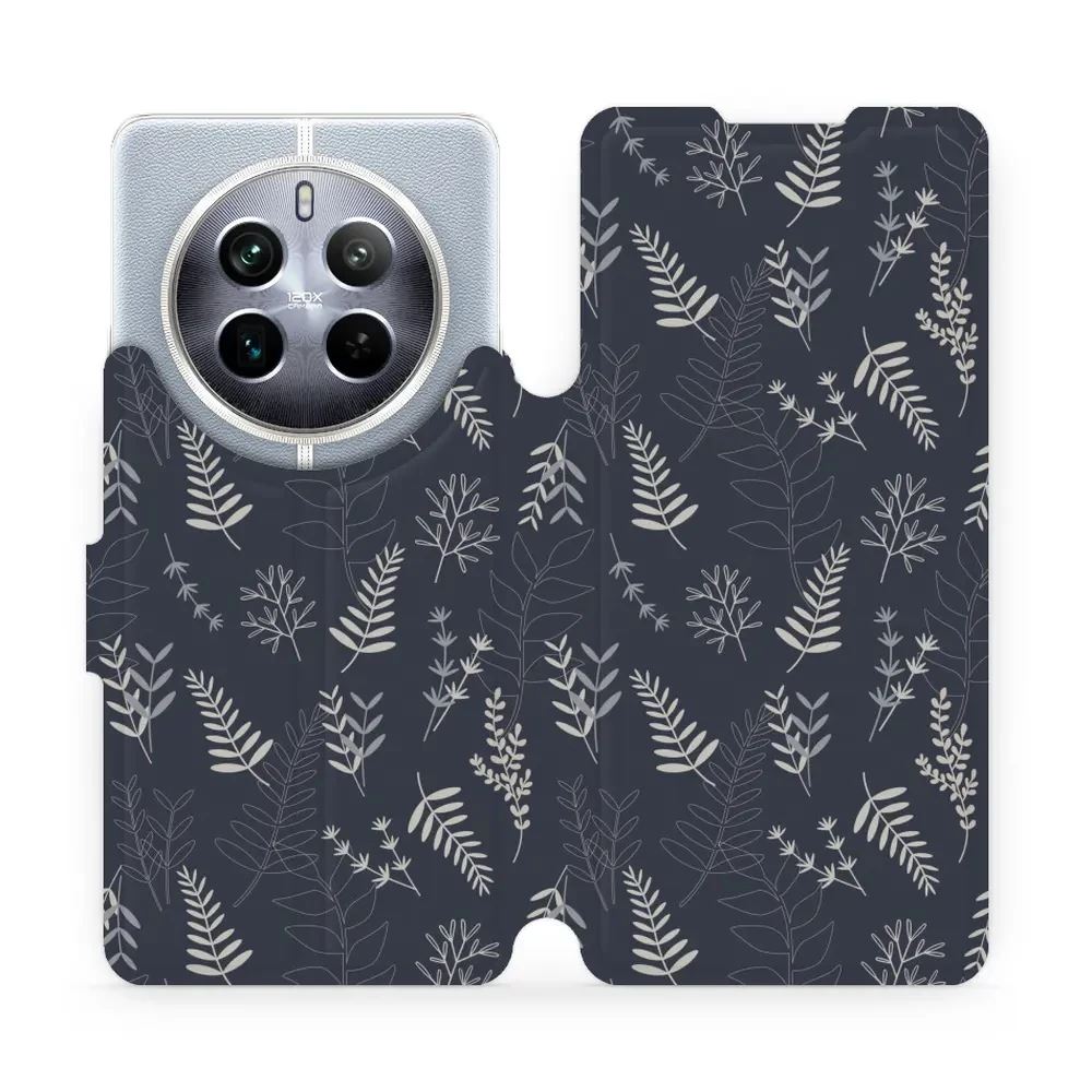 Flipové pouzdro Mobiwear - Realme 12 Pro Plus 5G - VP15S Kapradiny