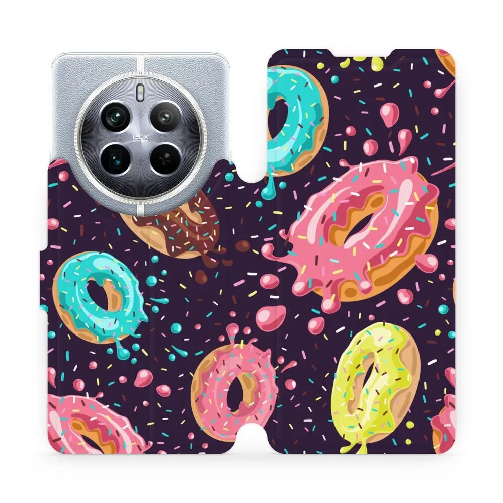 Flipové pouzdro Mobiwear - Realme 12 Pro Plus 5G - VP19S Donutky