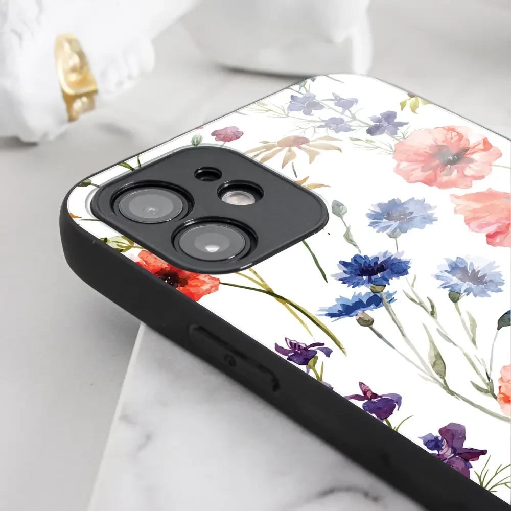 Lesklý kryt na mobil Honor 600 Lite - Mobiwear Glossy G032G, luční kvítí