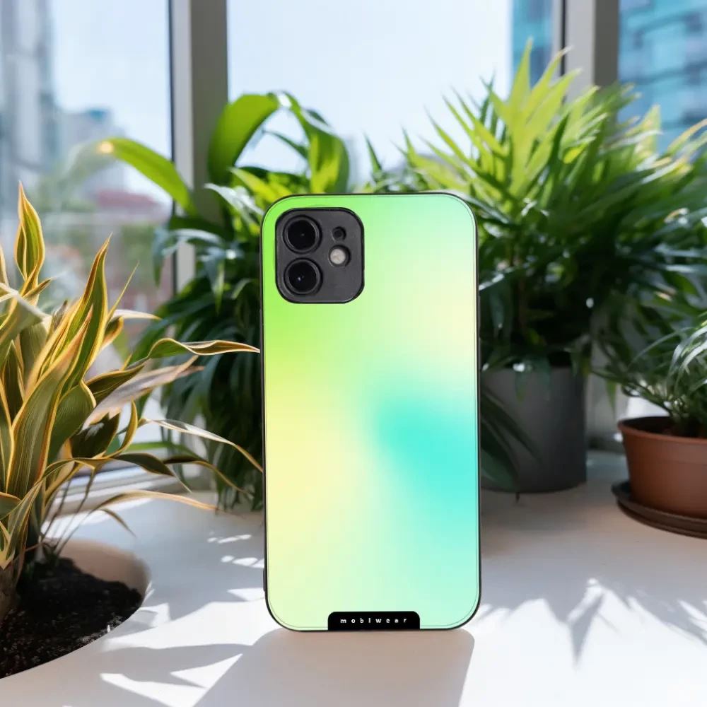 Lesklý kryt Mobiwear Glossy - Xiaomi Redmi Note 14 5G - G062G Zelenkavý odstín - VÝPRODEJ