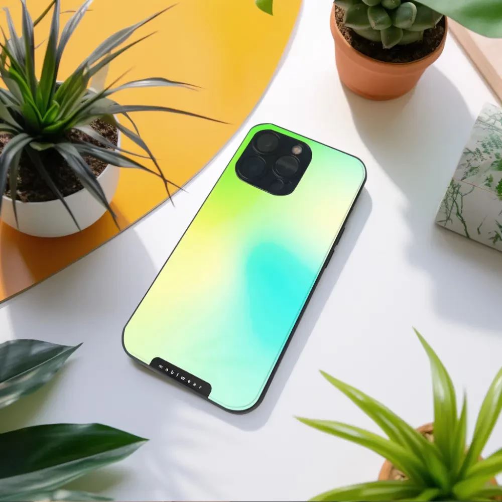 Lesklý kryt Mobiwear Glossy - Xiaomi Redmi Note 14 5G - G062G Zelenkavý odstín - VÝPRODEJ