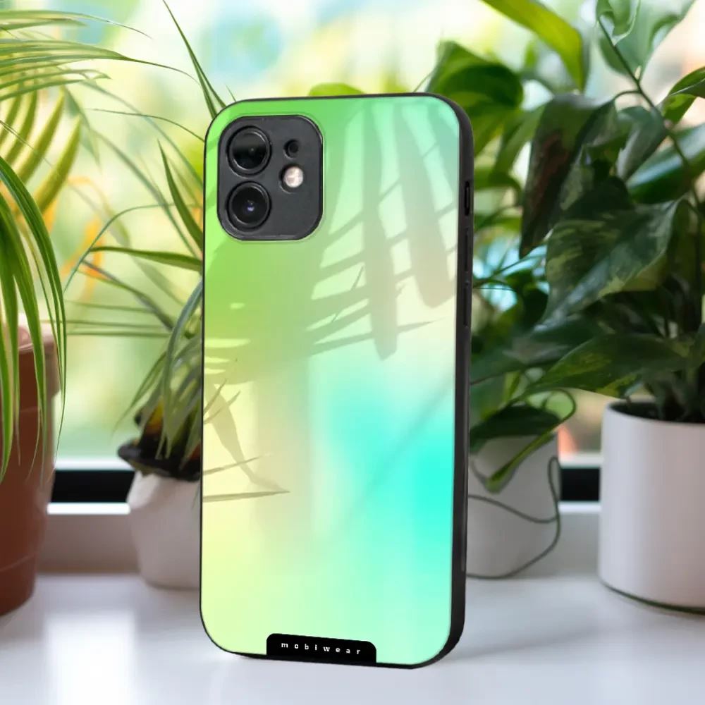 Lesklý kryt Mobiwear Glossy - Xiaomi Redmi Note 14 5G - G062G Zelenkavý odstín - VÝPRODEJ