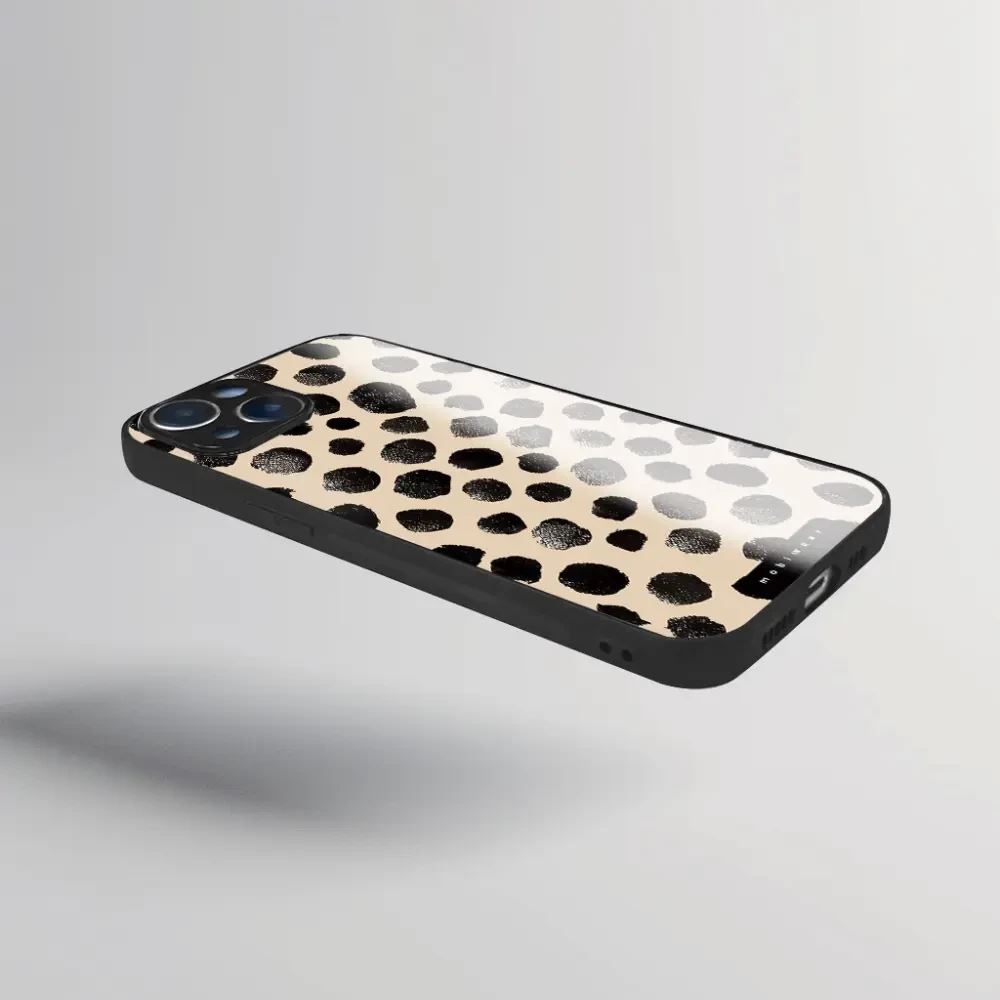 Lesklý kryt na mobil Motorola Edge 70 Fusion - Mobiwear Glossy GA50G, černé puntíky