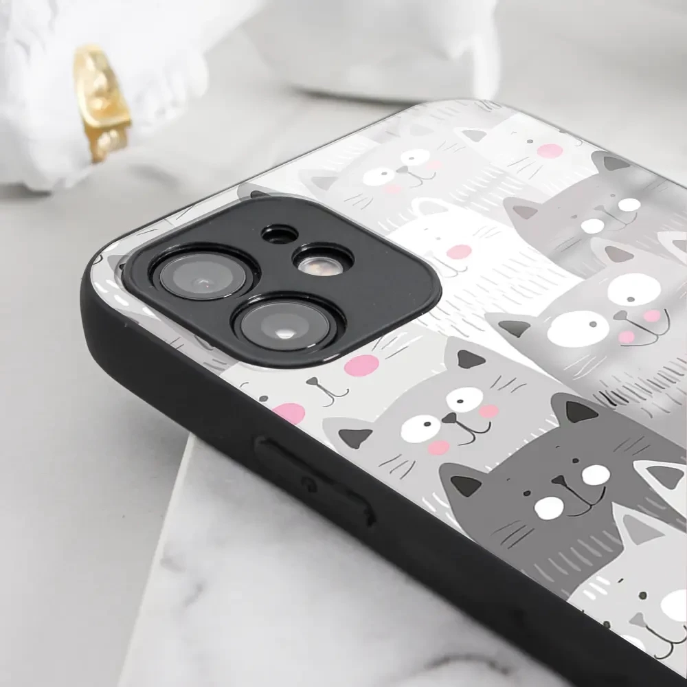 Lesklý kryt Mobiwear Glossy - Xiaomi Redmi 13C - G045G - Kočičky