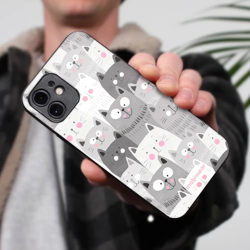 Lesklý kryt Mobiwear Glossy - Xiaomi Redmi 13C - G045G - Kočičky