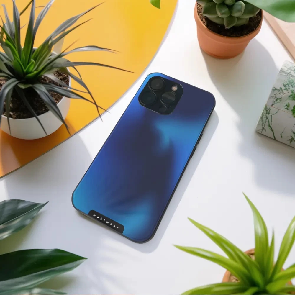 Lesklý kryt Mobiwear Glossy - Xiaomi Redmi 13C - G068G Modrý odstín
