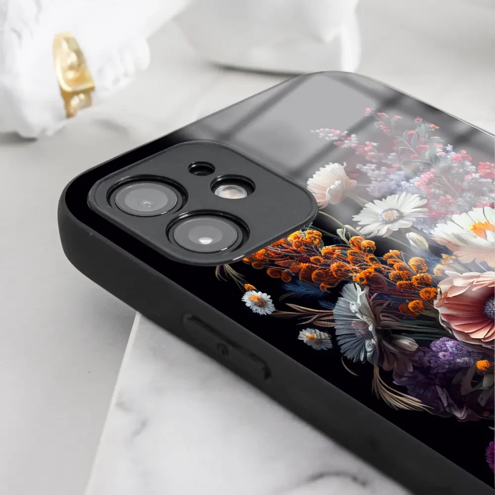 Lesklý kryt Mobiwear Glossy - Samsung Galaxy A05s - G012G Kytice ve sklenici - VÝPRODEJ
