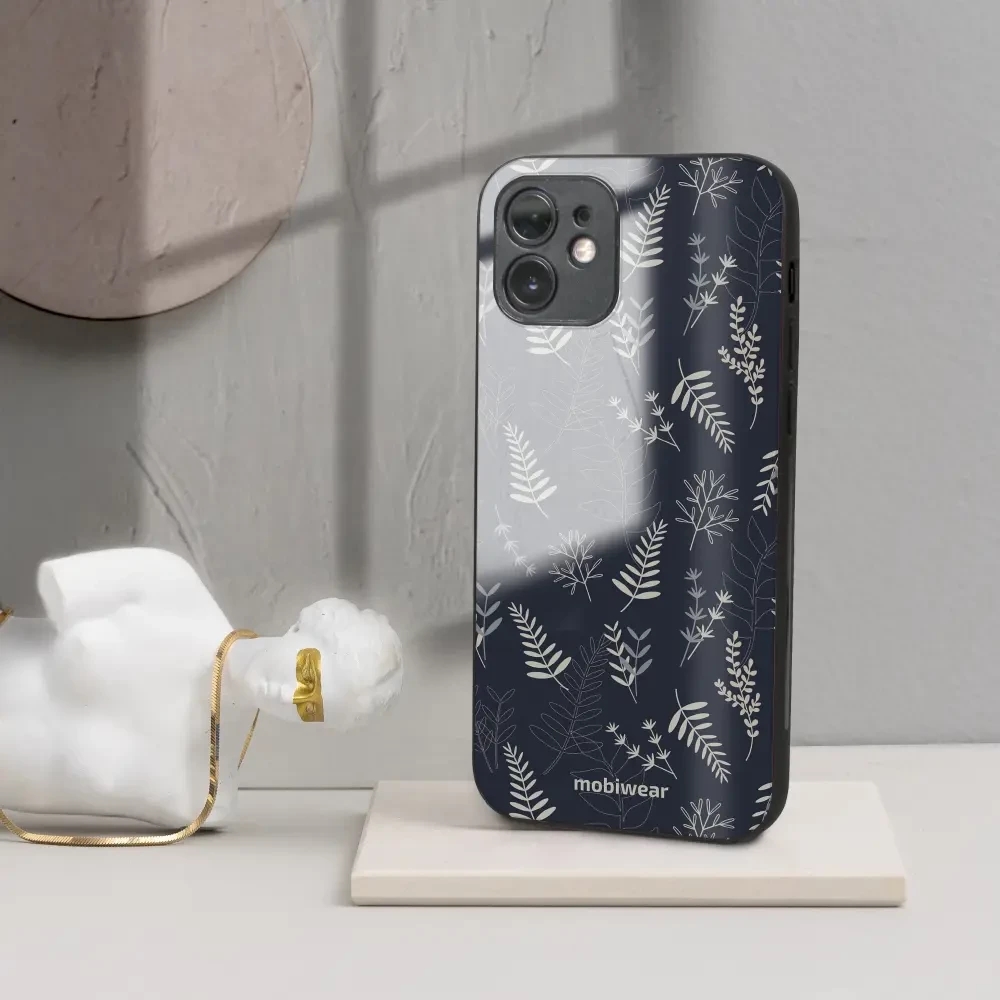 Lesklý kryt Mobiwear Glossy - Samsung Galaxy A25 5G - G044G - Kapradiny - VÝPRODEJ, MALINKO ŠKRÁBLÉ