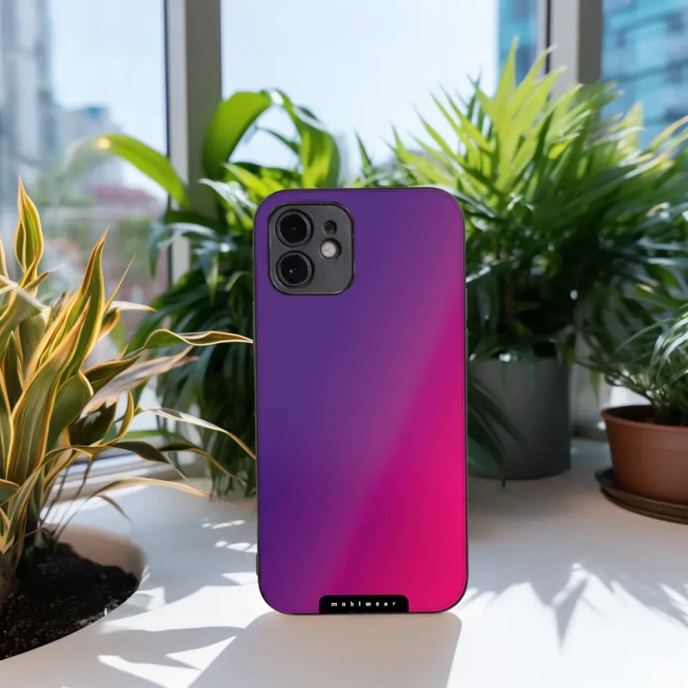 Lesklý kryt Mobiwear Glossy - Samsung Galaxy A25 5G - G067G Fialový a růžový odstín