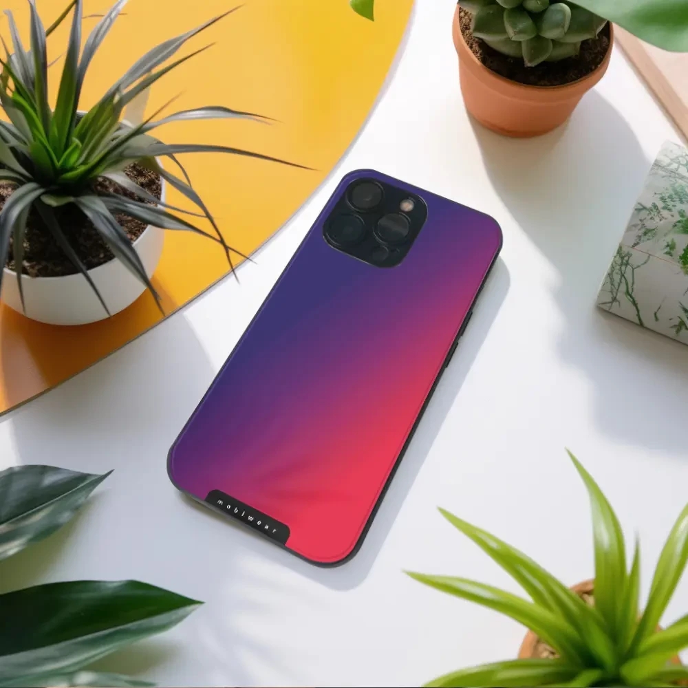 Lesklý kryt Mobiwear Glossy - Samsung Galaxy A25 5G - G067G Fialový a růžový odstín