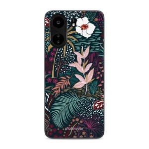 Lesklý kryt Mobiwear Glossy - Xiaomi Redmi 13C - G043G - Temná flóra