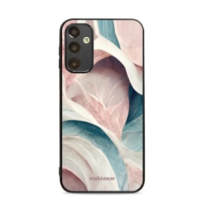 Lesklý kryt Mobiwear Glossy - Samsung Galaxy A25 5G - G026G - Růžový a zelenkavý mramor