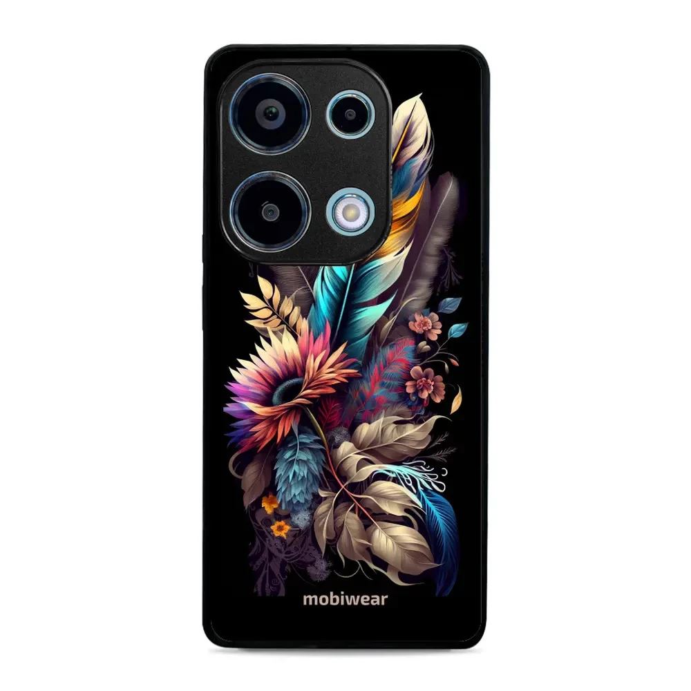 Lesklý kryt Mobiwear Glossy - Xiaomi Redmi Note 13 Pro 4G / Poco M6 Pro 4G - G011G Kytice s pírkem