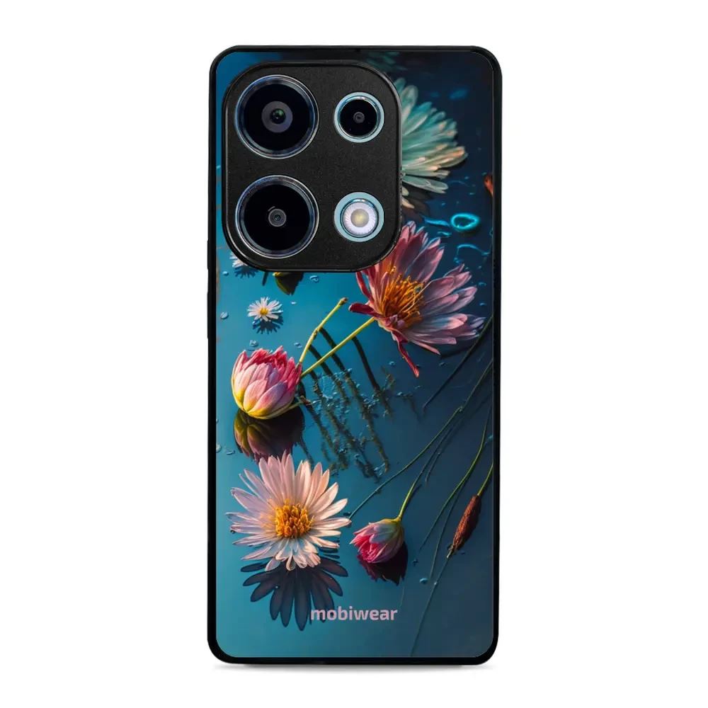 Lesklý kryt Mobiwear Glossy - Xiaomi Redmi Note 13 Pro 4G / Poco M6 Pro 4G - G013G Květy na hladině
