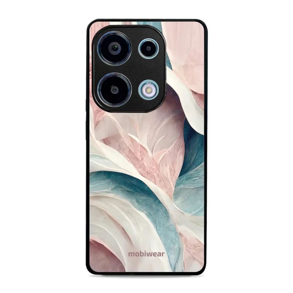 Lesklý kryt Mobiwear Glossy - Xiaomi Redmi Note 13 Pro 4G / Poco M6 Pro 4G - G026G - Růžový a zelenkavý mramor